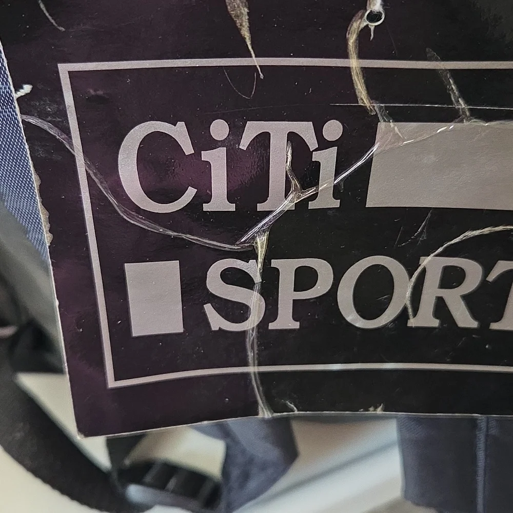 Citi Sport Black Vegan Leather Vintage Men's Moto Backpack NWT